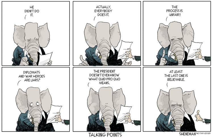 Drew Sheneman Comic Strip for November 08, 2019 