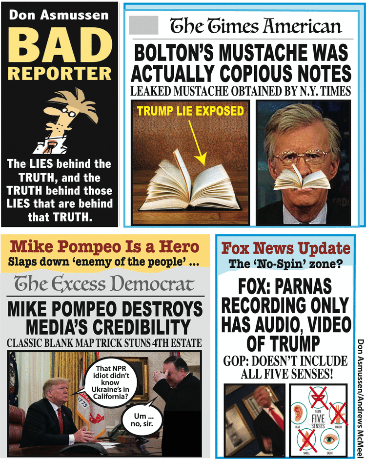 Bad Reporter Comic Strip for January 29, 2020 