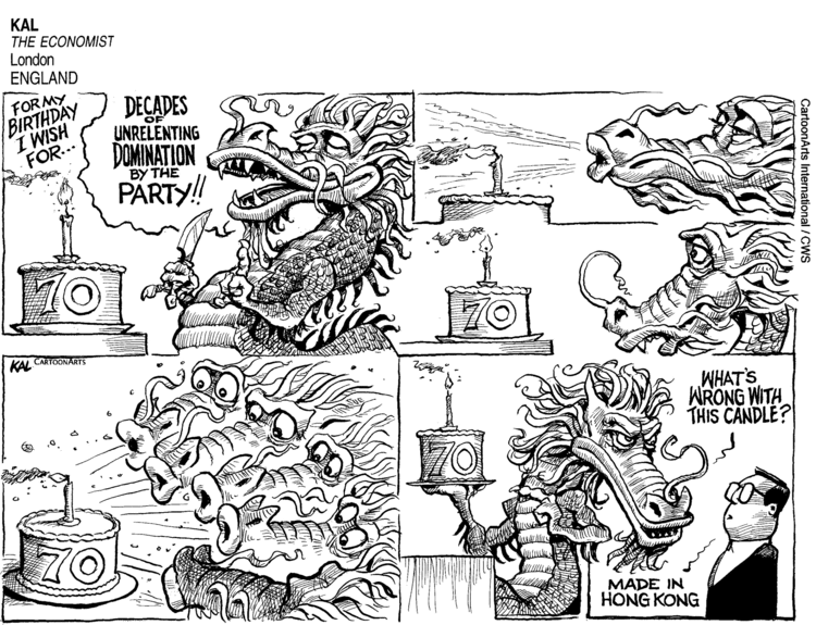 Kevin Kallaugher Comic Strip for October 03, 2019 