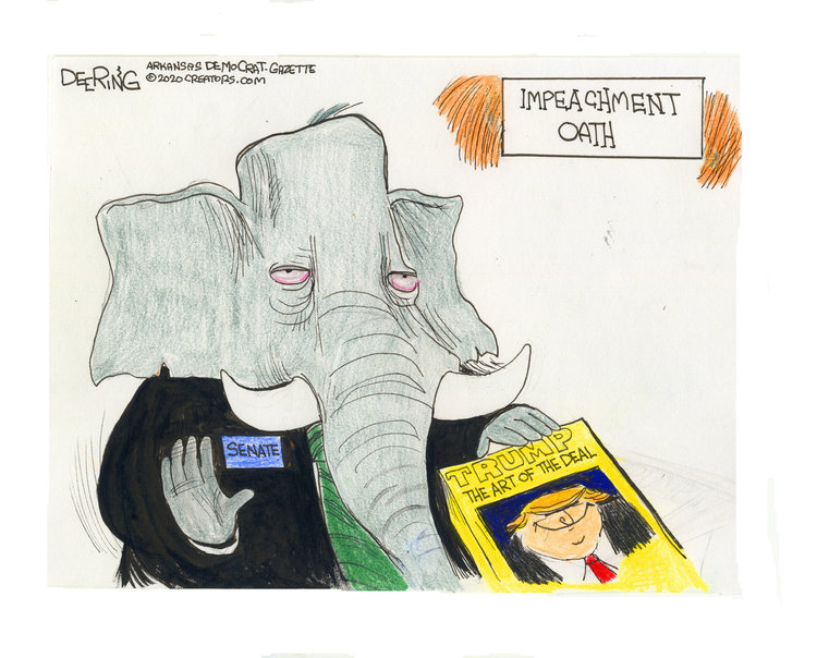 John Deering Comic Strip for January 20, 2020 