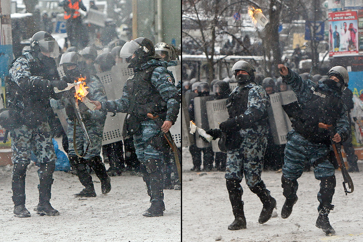 police-throw-petrol-bomb-ukraine.jpg