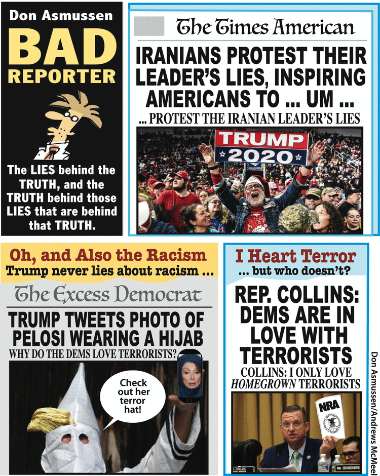 Bad Reporter Comic Strip for January 17, 2020 