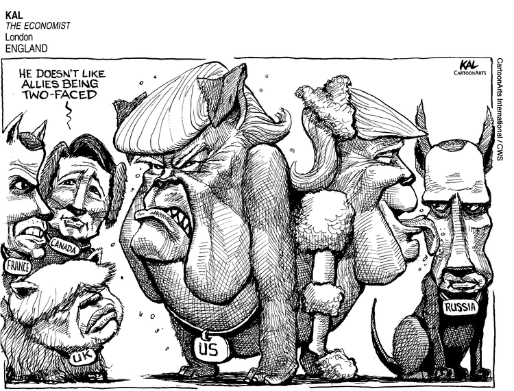 Kevin Kallaugher Comic Strip for December 05, 2019 