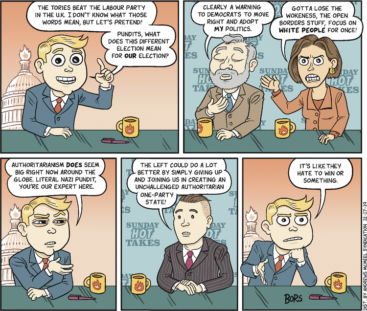 Matt Bors Comic Strip for December 17, 2019 