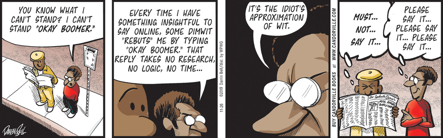 Candorville Comic Strip for November 26, 2019 