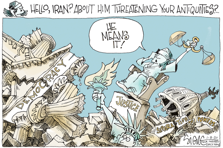 Signe Wilkinson Comic Strip for January 08, 2020 