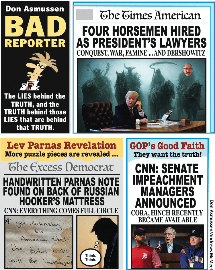 Bad Reporter Comic Strip for January 18, 2020 