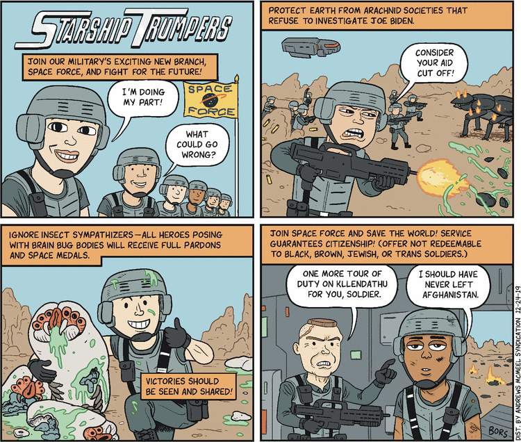 Matt Bors Comic Strip for December 24, 2019 