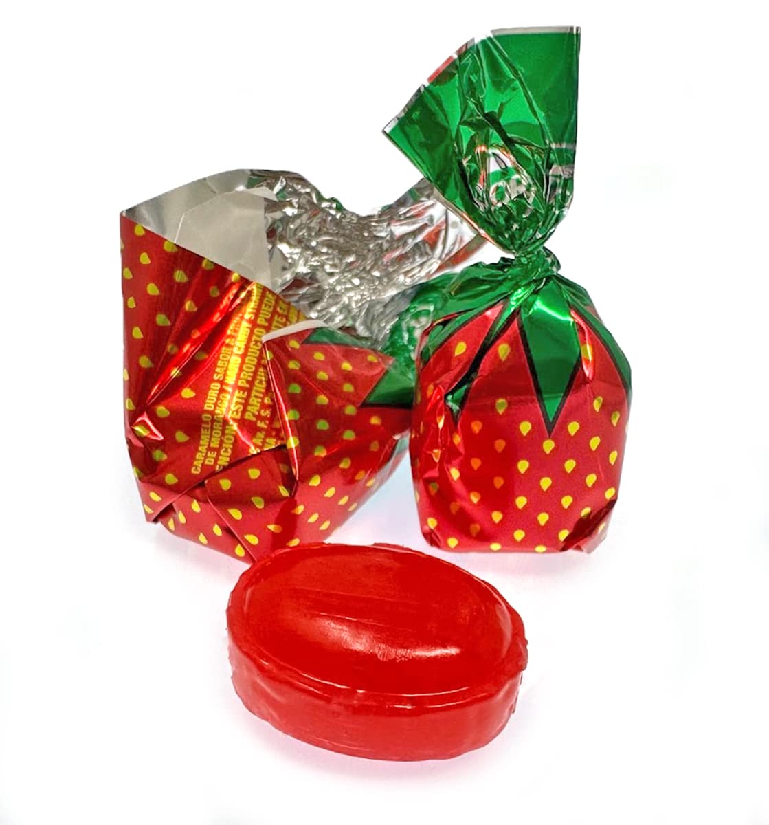 Arcor Strawberry Buds Filled Hard Candy Bon Bons | 1 Pound
