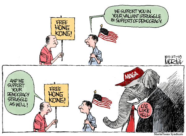 Jim Morin Comic Strip for November 27, 2019 