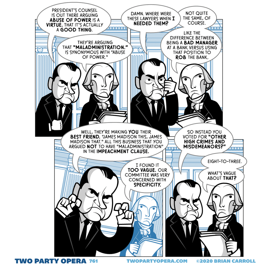 Two Party Opera Comic Strip for January 29, 2020 