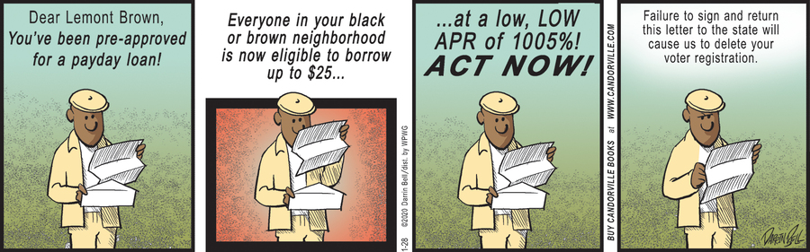 Candorville Comic Strip for January 28, 2020 