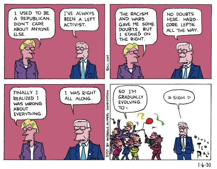Ted Rall Comic Strip for January 06, 2020 