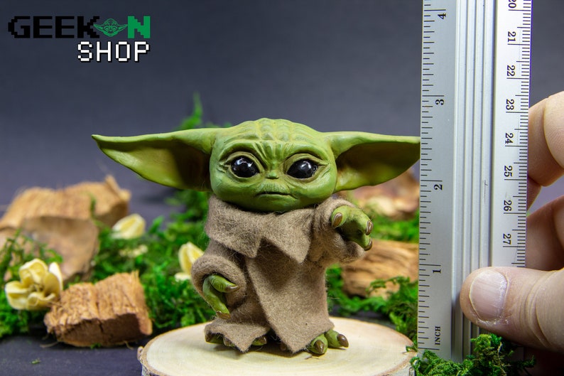 Baby Yoda doll READ DESCRIPTION from Mandalorian Star Wars image 0