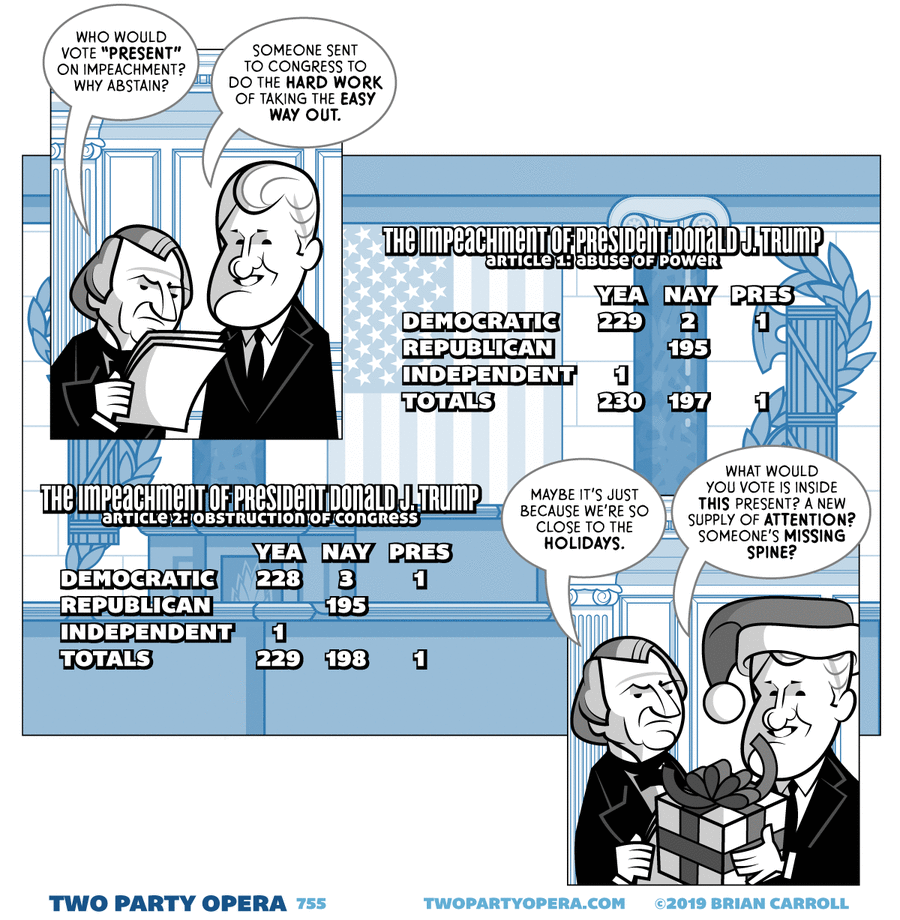 Two Party Opera Comic Strip for December 19, 2019 