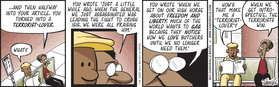 Candorville Comic Strip for January 14, 2020 