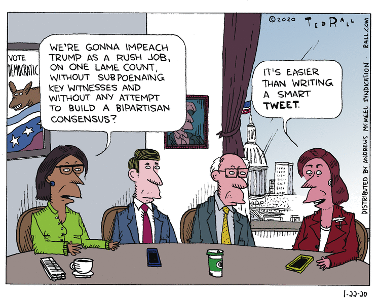 Ted Rall Comic Strip for January 22, 2020 