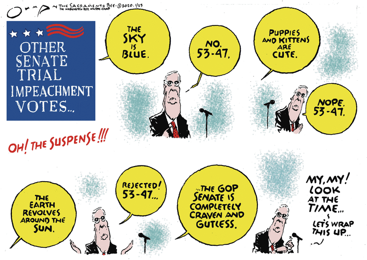 Jack Ohman Comic Strip for January 23, 2020 