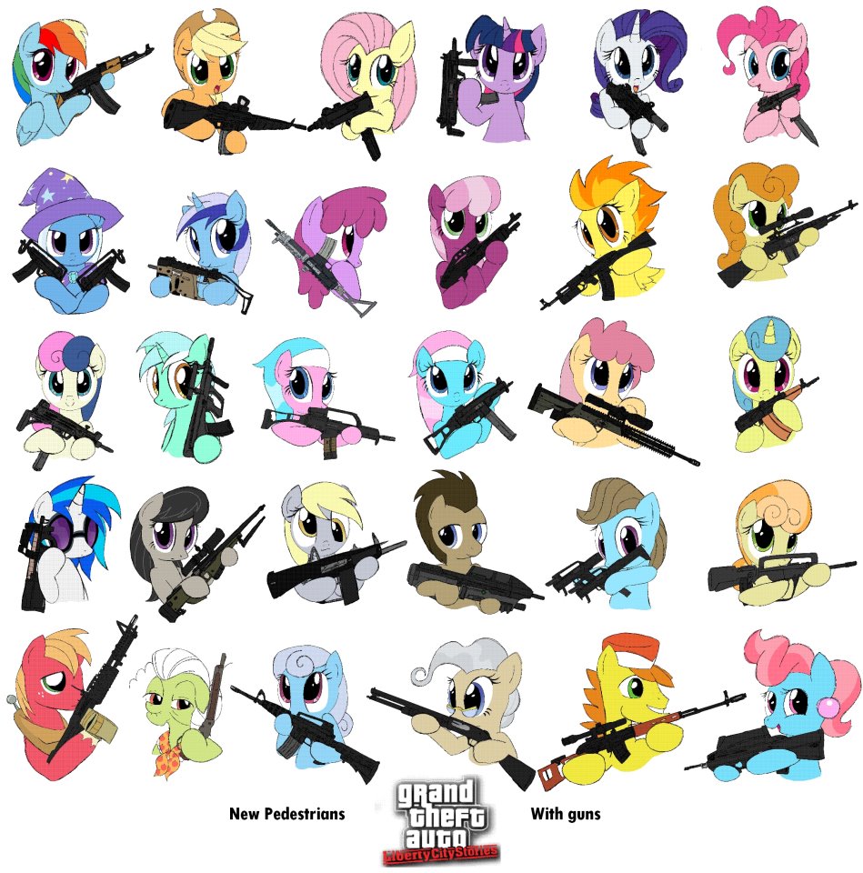 FANMADE_Ponies_with_guns.jpg