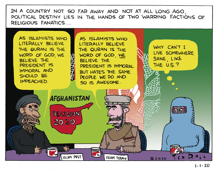 Ted Rall Comic Strip for January 01, 2020 
