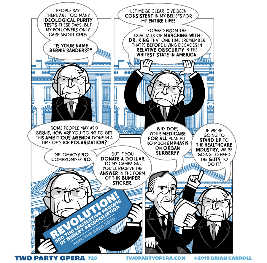 Two Party Opera Comic Strip for October 24, 2019 