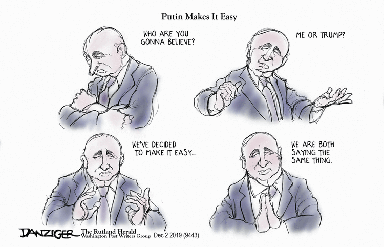 Jeff Danziger Comic Strip for December 04, 2019 