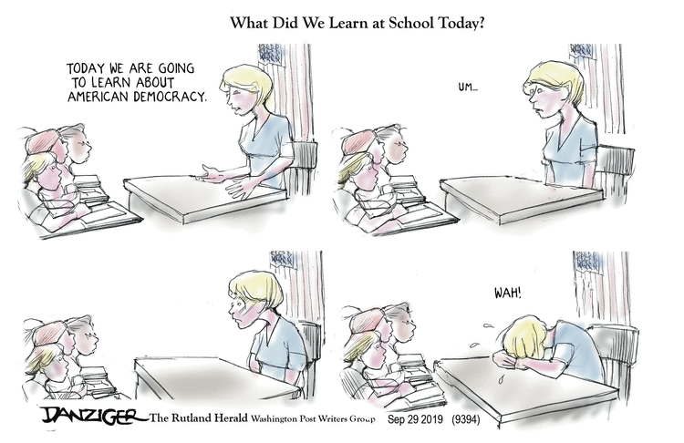 Jeff Danziger Comic Strip for October 01, 2019 