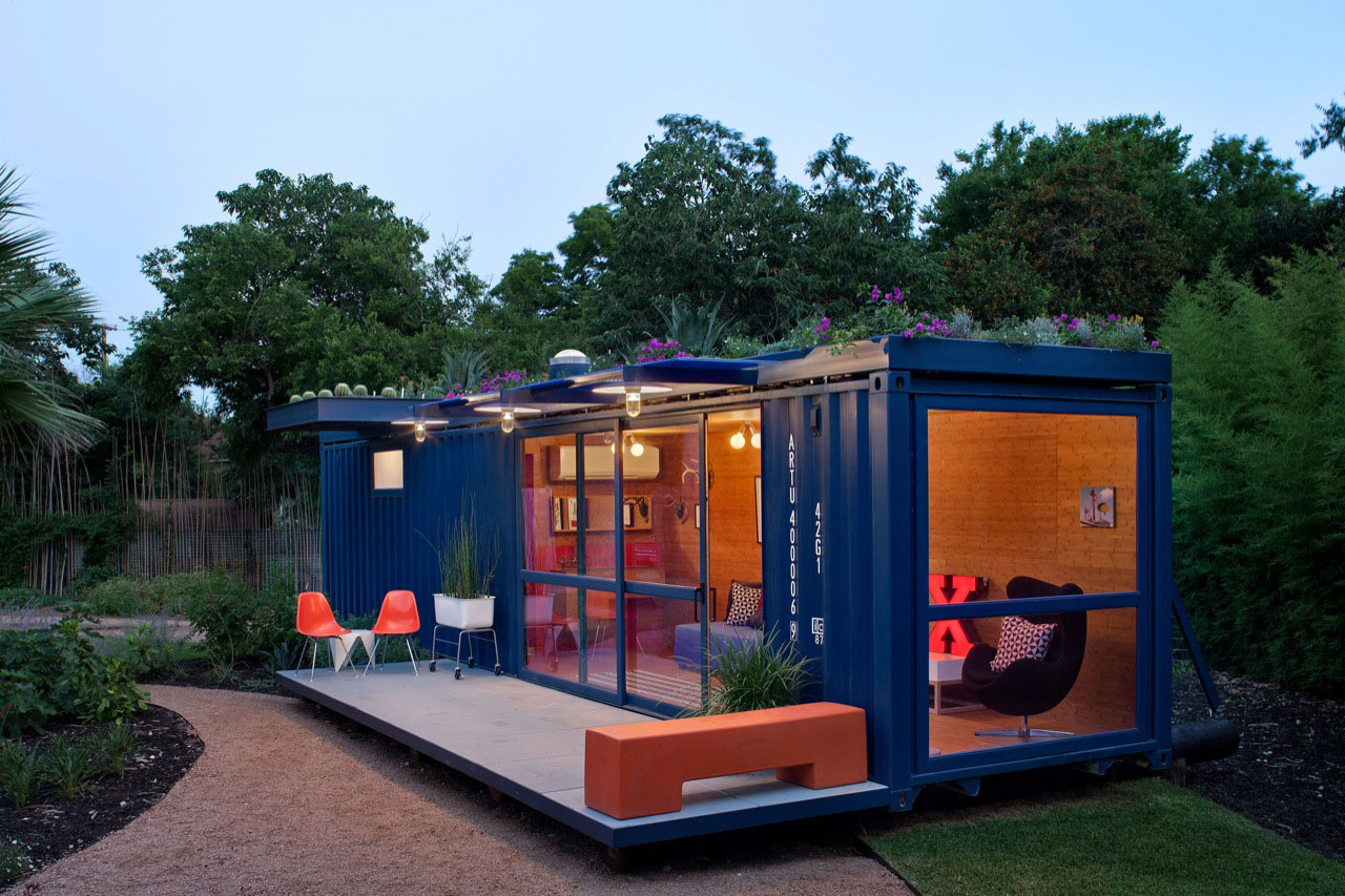 Shipping Container Guest House by Jim Poteet | Architecture & Design
