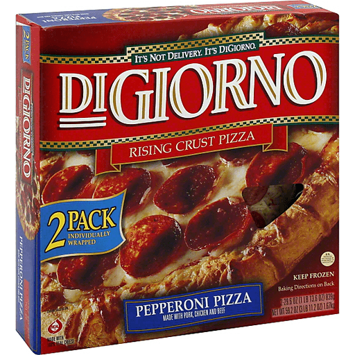 DIGIORNO Original Rising Crust Pepperoni Frozen Pizza 2 ct Box | Shop ...