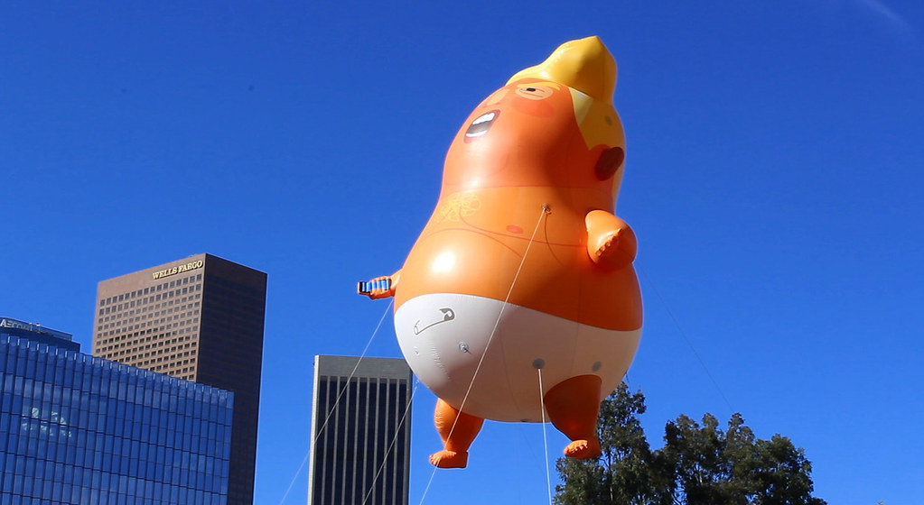 The Orange Man Baby Balloon Sees the Light | As you can see,… | Flickr