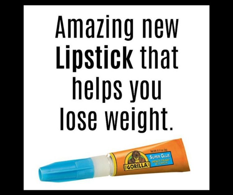 Image result for gorilla glue lipstick meme