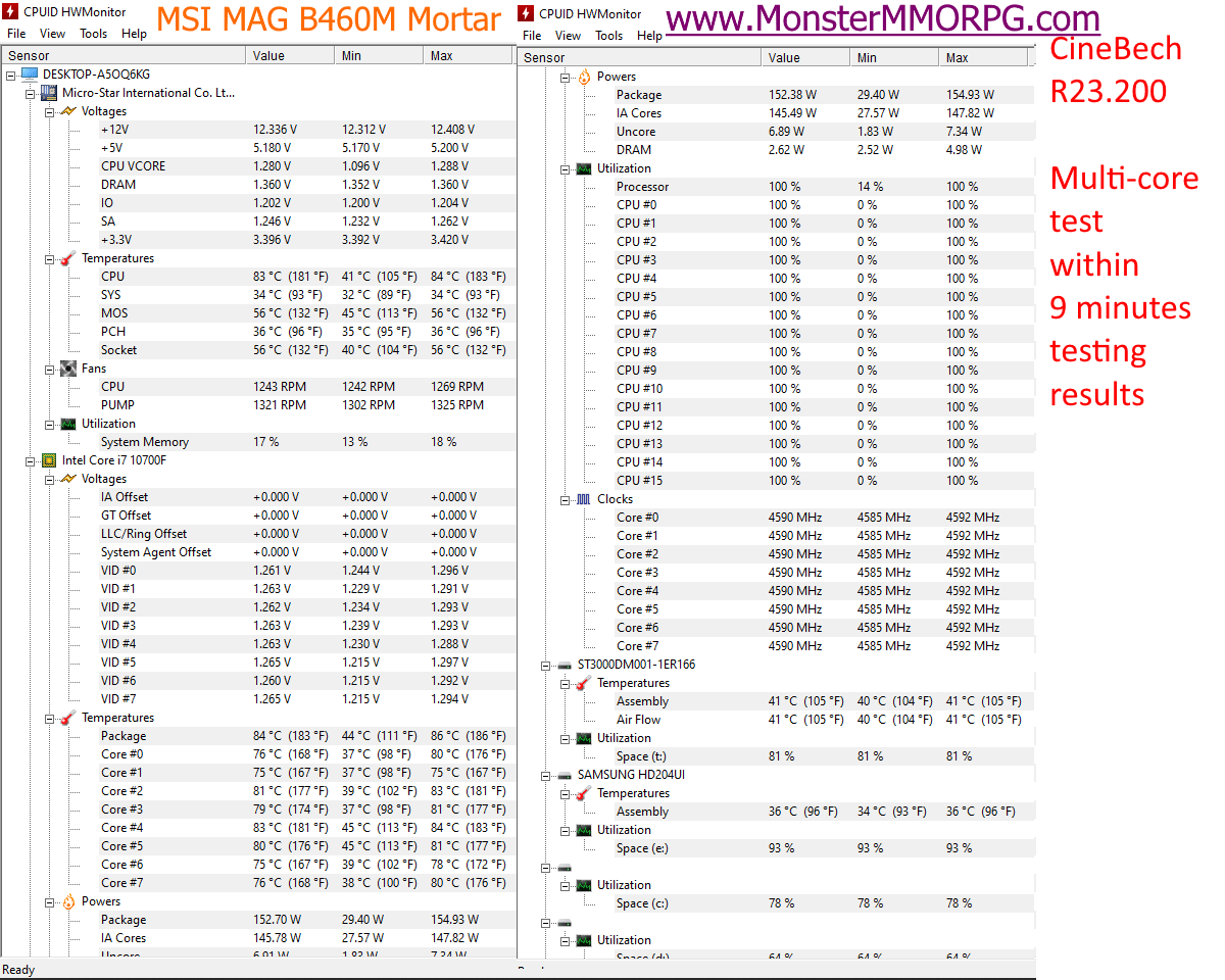 r/overclocking - Is that somehow possible to use Core i7 - 10700F CPU at 4.8 GHZ all core?